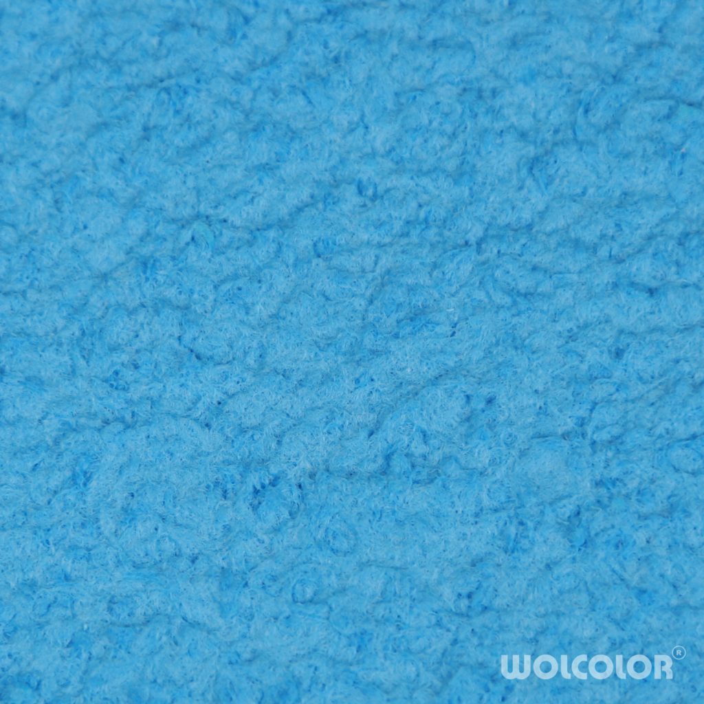 Baumwollputz 102 70 100 028 santorinblau Wolcolor Baumwollputz
